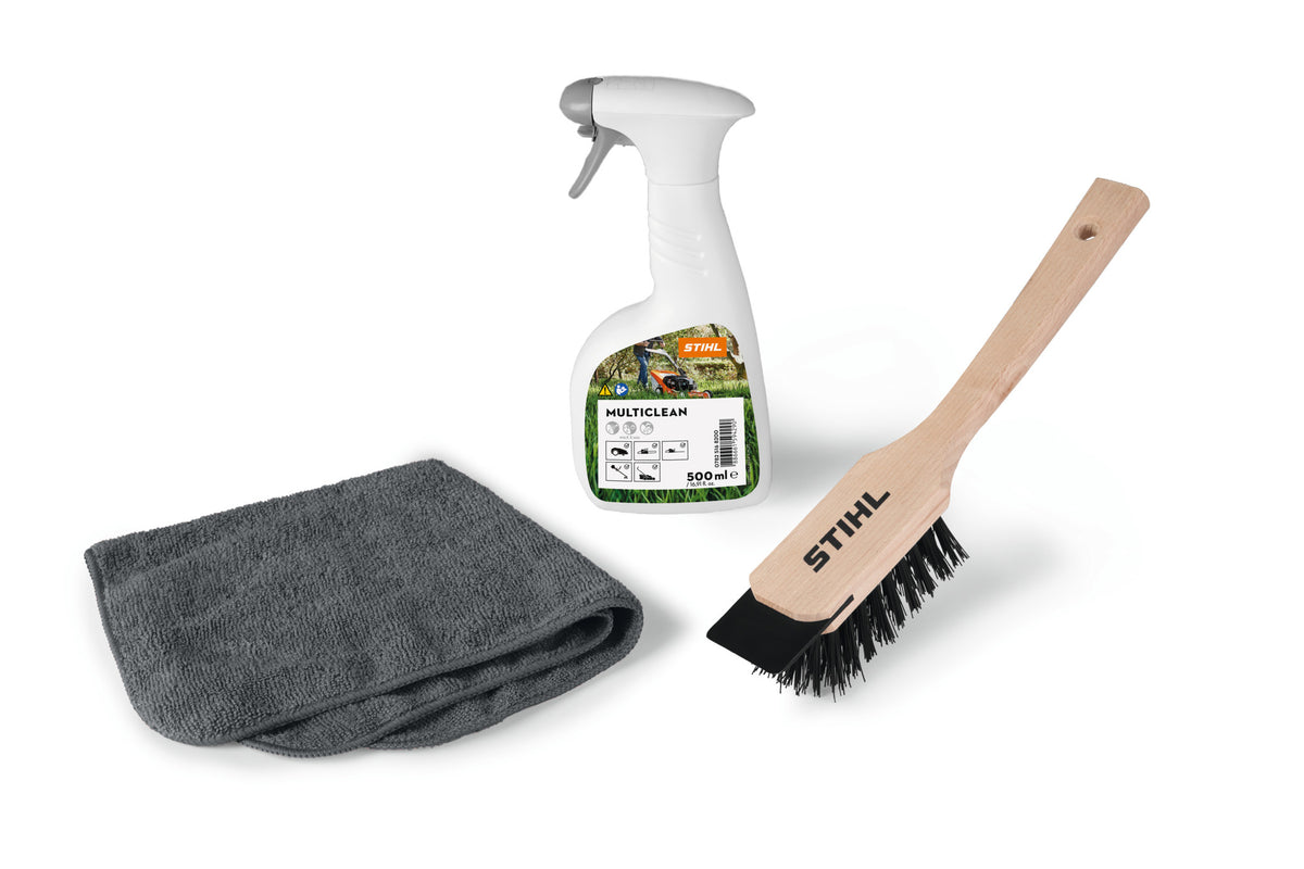 Kit de limpieza y mantenimiento iMOW y cortacésped STIHL - Talleres Unai