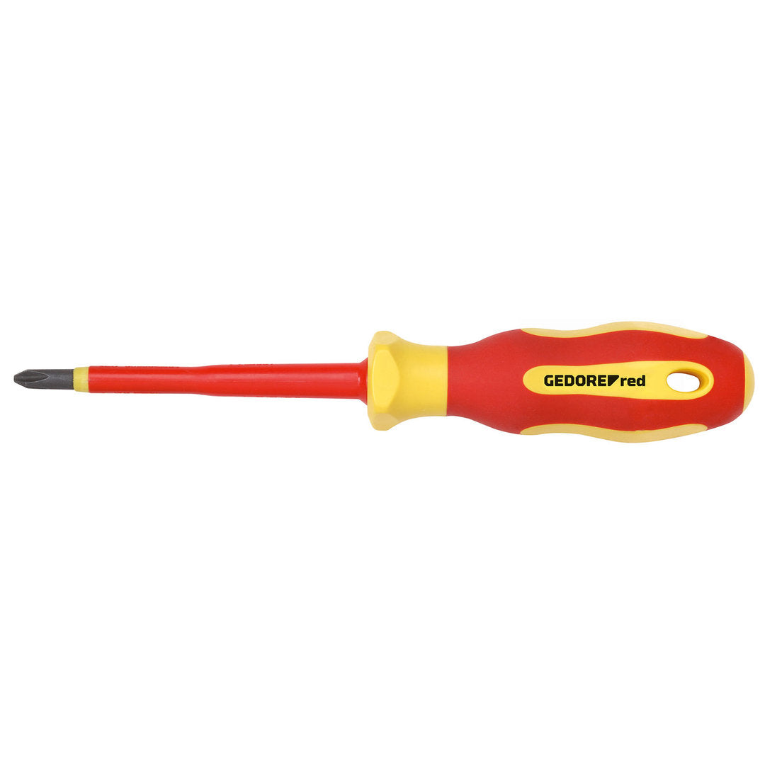 Destornillador VDE PH1 L=80 mm GEDORE red