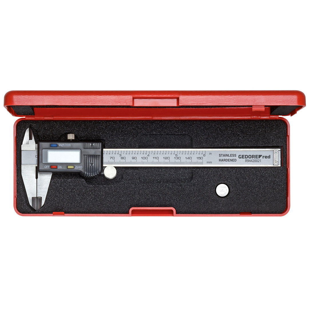 Calibre digital 153mm GEDORE red