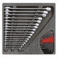 Juego de llaves combinadas y allen modulo CT 4/6 25 piezas GEDORE red