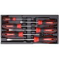 Juego de destornilladores PZ SL modulo CT 2/6 6 piezas GEDORE red