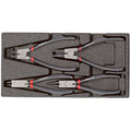 Juego de alicates para circlips modulo CT 2/6 4 piezas GEDORE red