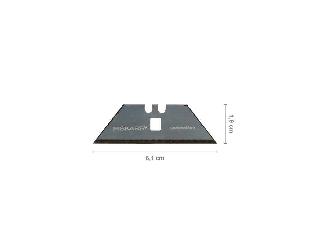 FISKARS Cuchillas de recambio CarbonMax - Pack de 10