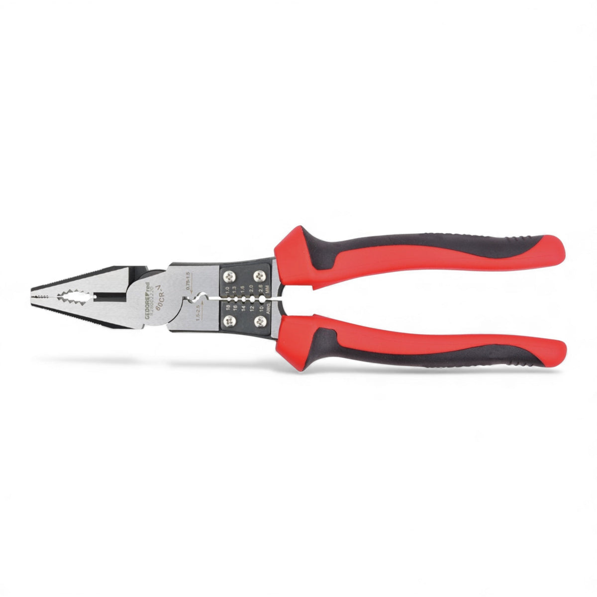 Alicate universal multiusos 220mm GEDORE red