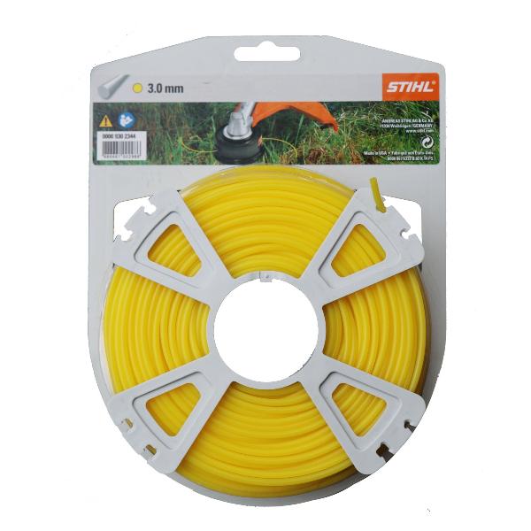 STIHL Hilo Redondo 3,0mm × 53m - Amarillo